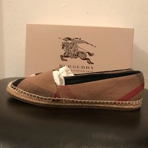 Burberry Espadrille Hodgeson Size 8